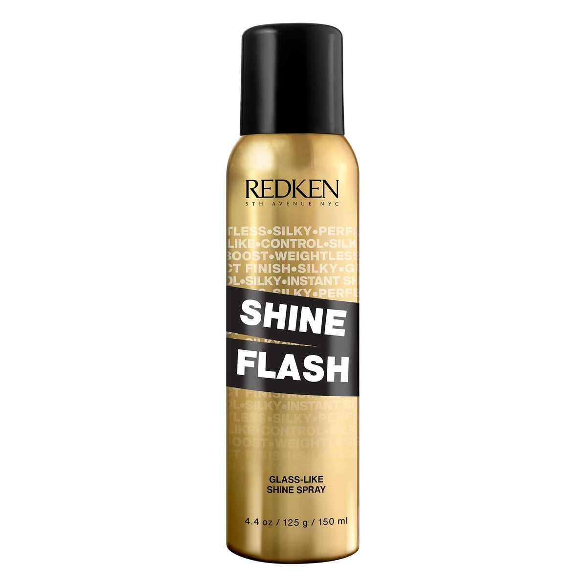 Redken Hair Spray, Shine Flash Glass-Like Shine Spray, For All Hair Types, With Vitamin B5 & Camelina Oil Instantly Adds Shine, Citrus Fragrance, 150 ML