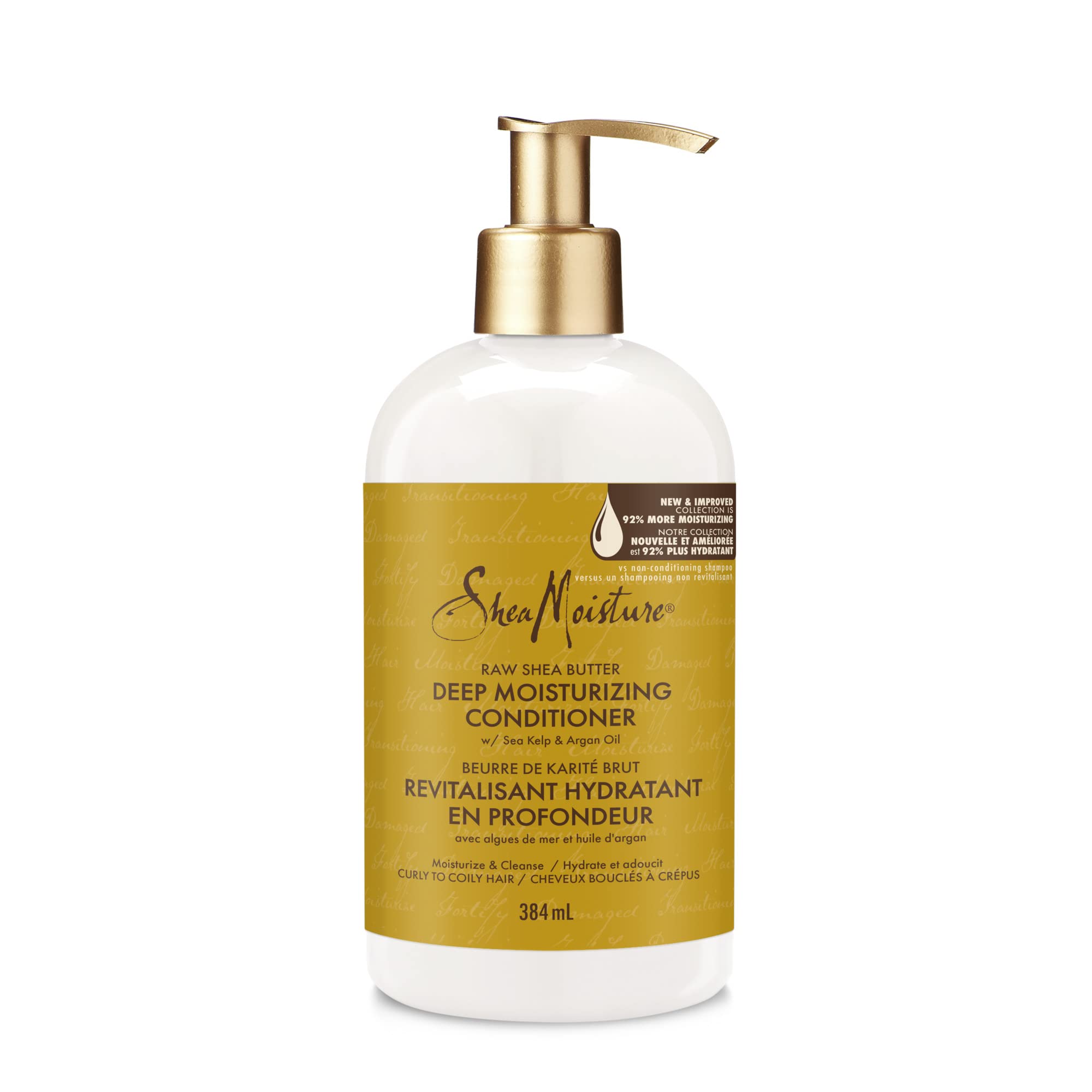 SheaMoisture Deep Moisturizing Conditioner repairs visible signs of damage Raw Shea Butter silicone-free hair conditioner 384 ml