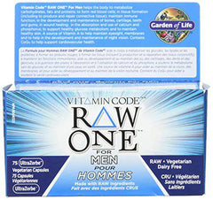 Garden of Life Vitamin Code Raw One for Men - Next Gn. 75's. Supports carbohydrate metabolism and immune function.Supports connective tissue repair and wound healing. For maintenance of bones, cartilage, teeth, skin and gums.