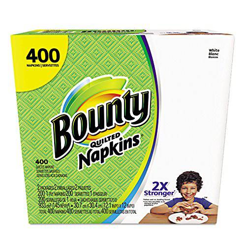 Bounty Paper Napkins, White - Zecoya