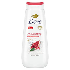 Dove Rejuvenating Body Wash for renewed, healthy-looking skin Pomegranate & Hibiscus gentle body cleanser nourishes and revives skin 325 ml