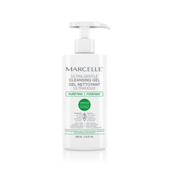 Marcelle Ultra-Gentle Cleansing Gel, Purifying, Combination To Oily Skin, Facial Cleanser, Hypoallergenic, Soap-Free, Paraben-Free, Fragrance-Free, Tested On Sensitive Skin, Cruelty-Free, 350 mL
