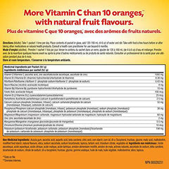 Emergen-C 1000mg Vitamin C Powder Supplement, Drink Mix with Electroyltes, Immune System Booster, Super Orange, 30 Packets