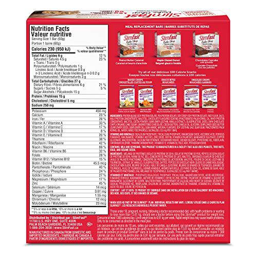 Bake Shop Meal Replacement Bars with 15g Protein and 6g Fibre