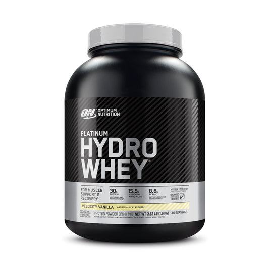 OPTIMUM NUTRITION Platinum Hydrowhey, Velocity Vanilla 3.5 pound