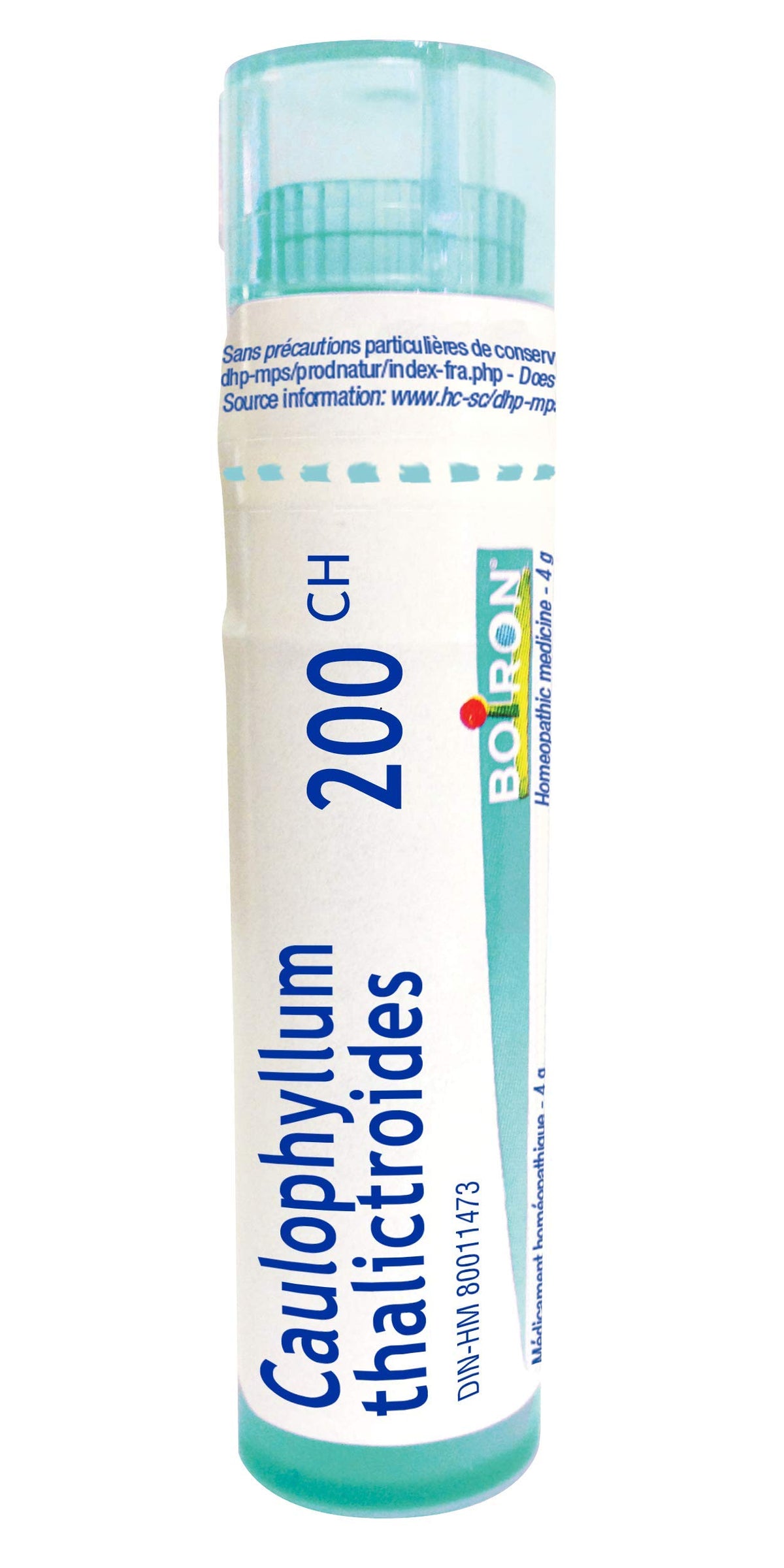 Boiron Caulophyllum Thalictroides 200ch / 200 C, 4g, Homeopthic Medicine, Multi Dose Tube By Boiron Canada 4 gram
