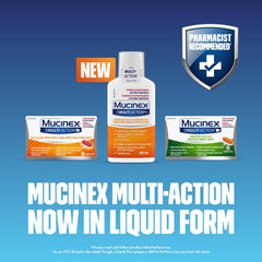 Mucinex Multi Action Liquid - Congestion Cold & Cough Solution