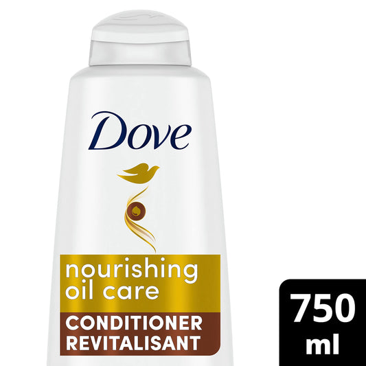 Dove Nourishing Oil Care Conditioner with Bio-Nourish Complex controls frizz and nourishes hair 750 ml