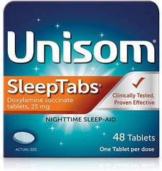 Unisom SleepTabs, Nighttime Sleep-aid, Doxylamine Succinate, 48 Tablets