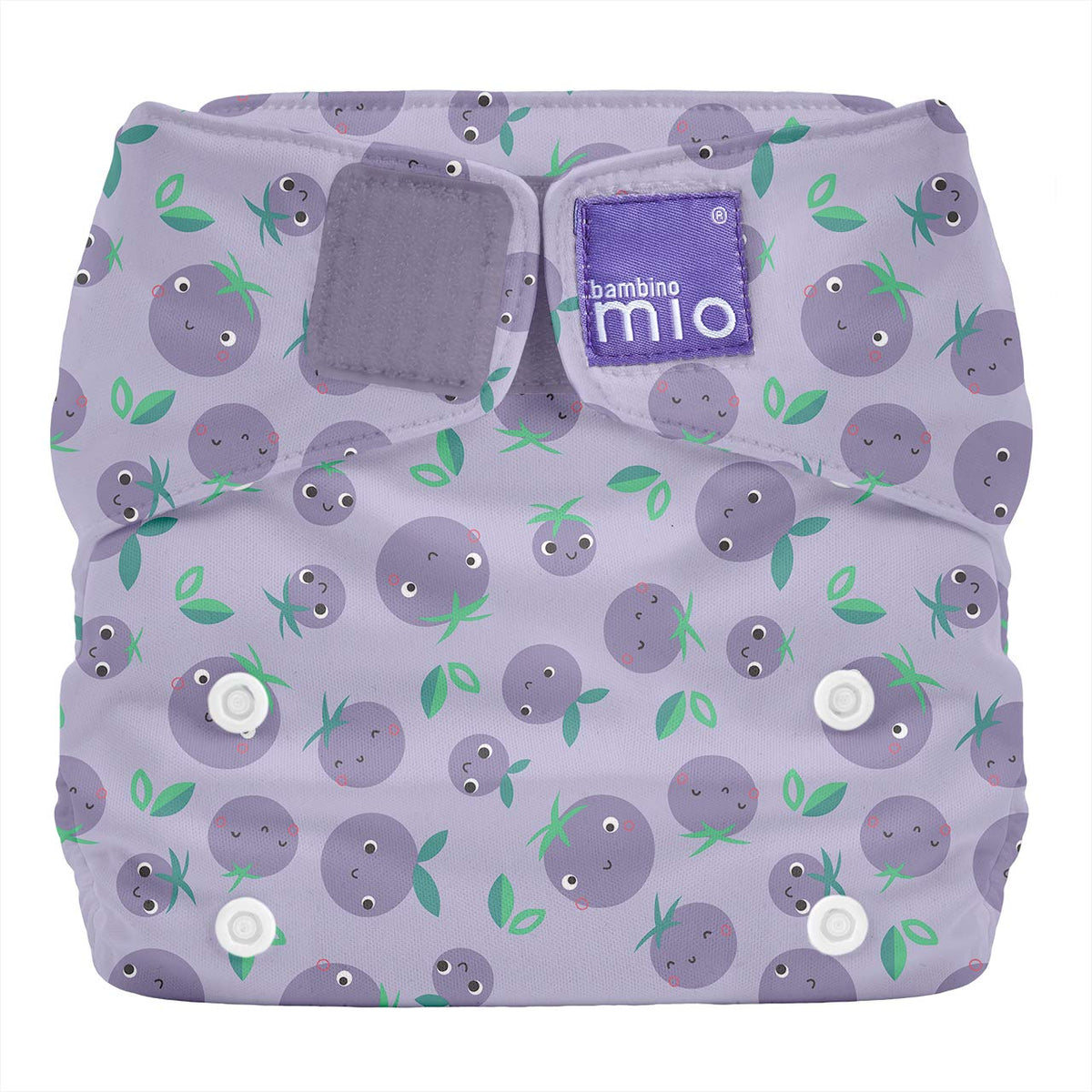 Bambino Mio Miosolo All-In-One Cloth Diaper, Berry Bounce