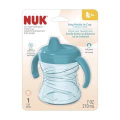 First Essentials By NUK Fun Grips 2-Handle Trainer Soft Spout Sippy Cup, 7 oz