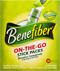 Benefiber Natural Fibre Supplement On-The-Go Stick 28 Pack