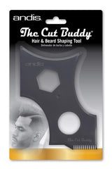 Andis Cut Buddy Premium Hair Beard Shaping Tool for All Beards and Hairlines - Ultimate use with a Beard Trimmer or Razor to Style Your Beard & Facial Hair, Black