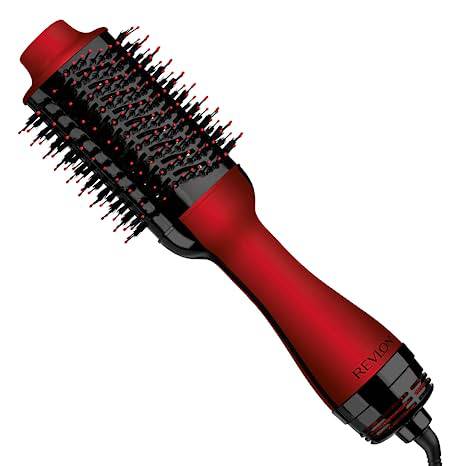 REVLON One-Step Volumizer Original 1.0 Hair Dryer and Hot Air Brush, Red - Zecoya