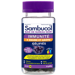 Sambucol Black Elderberry Immunity Gummies | Immune Support & Antioxidant | Quickly Relieves Cold & Flu Symptoms | Ideal for Families | Gluten Free | 30 Gummies
