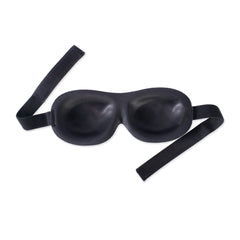 Bucky Chevron Pattern Ultralight & Comfortable Contoured Eye Sleep Mask for Travel & Sleep - Black