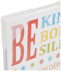 The Kids Room by Stupell Be Kind, Bold, Silly Typography Rectangle Wall Plaque