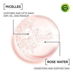 Garnier Micellar Cleansing Water, All-In-One Hydrating Makeup Remover, Face Cleanser With Rose Water & Glycerin, Hypoallergenic, Sensitive to Dry Skin, 700ml