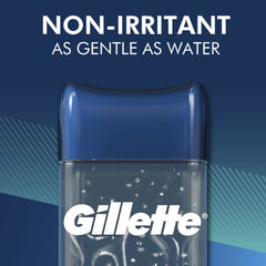 Gillette Antiperspirant Deodorant for Men, Clear Gel, Smooth Defense, 72 Hr. Sweat Protection, 108g