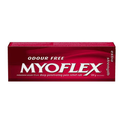 Myoflex Pain Relief Rub | Odourless | Provides Deep Penetrating Relief of Muscle Soreness & Joint Pain | Menthol Free | Stain Free | Non-Greasy | Great For Ages 2+ | 100 grams (Extra Strength)