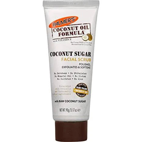 Palmer's Coconut Oil Formula Coconut Sugar Facial Scrub Exfoliator, 3.17 Ounce (Pack of 1)