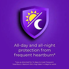 Nexium 24HR Acid Reducer Heartburn Relief Tablets for All-Day and All-Night Protection from Frequent Heartburn, Heartburn Medicine with Esomeprazole Magnesium - 42 Count