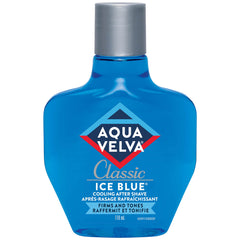 Aqua Velva After Shave, Classic Ice Blue, Soothes, Cools, and Refreshes Skin, 118 mL