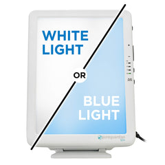 PureGuardian SPA50CA Light Therapy Lamp, 10,000 LUX Full Spectrum Customizable Blue or White Light Intensity, Timer, Compact, Portable, Pure Guardian Sun Lamp