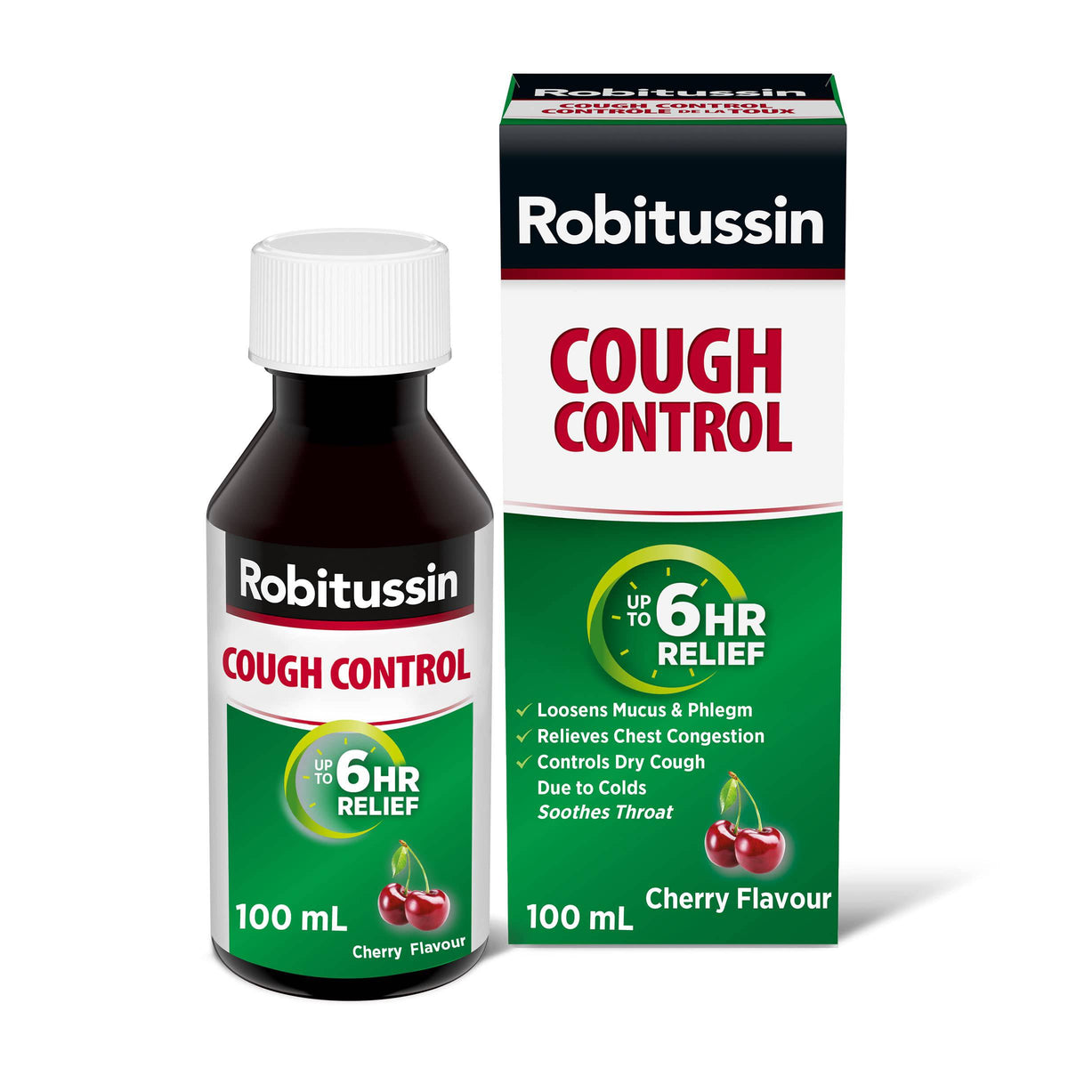 Robitussin Cough Control, Cherry Flavor 100ml