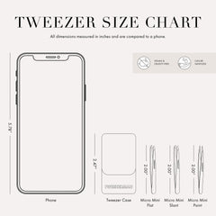 Tweezerman winter wonderland Micro Mini Tweezer Set, 1 Count