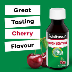 Robitussin Cough Control, Cherry Flavor 100ml