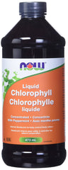 NOW Supplements Liquid Chlorophyll Peppermint, 473mL