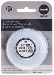 Joovy 3pk Boob Glass Sealing Cap, White