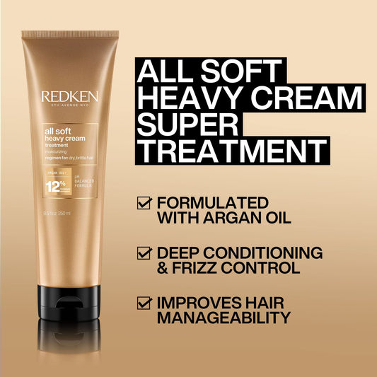 Redken Redken All Soft Heavy Cream Women, 250 milliliters (884486041913)