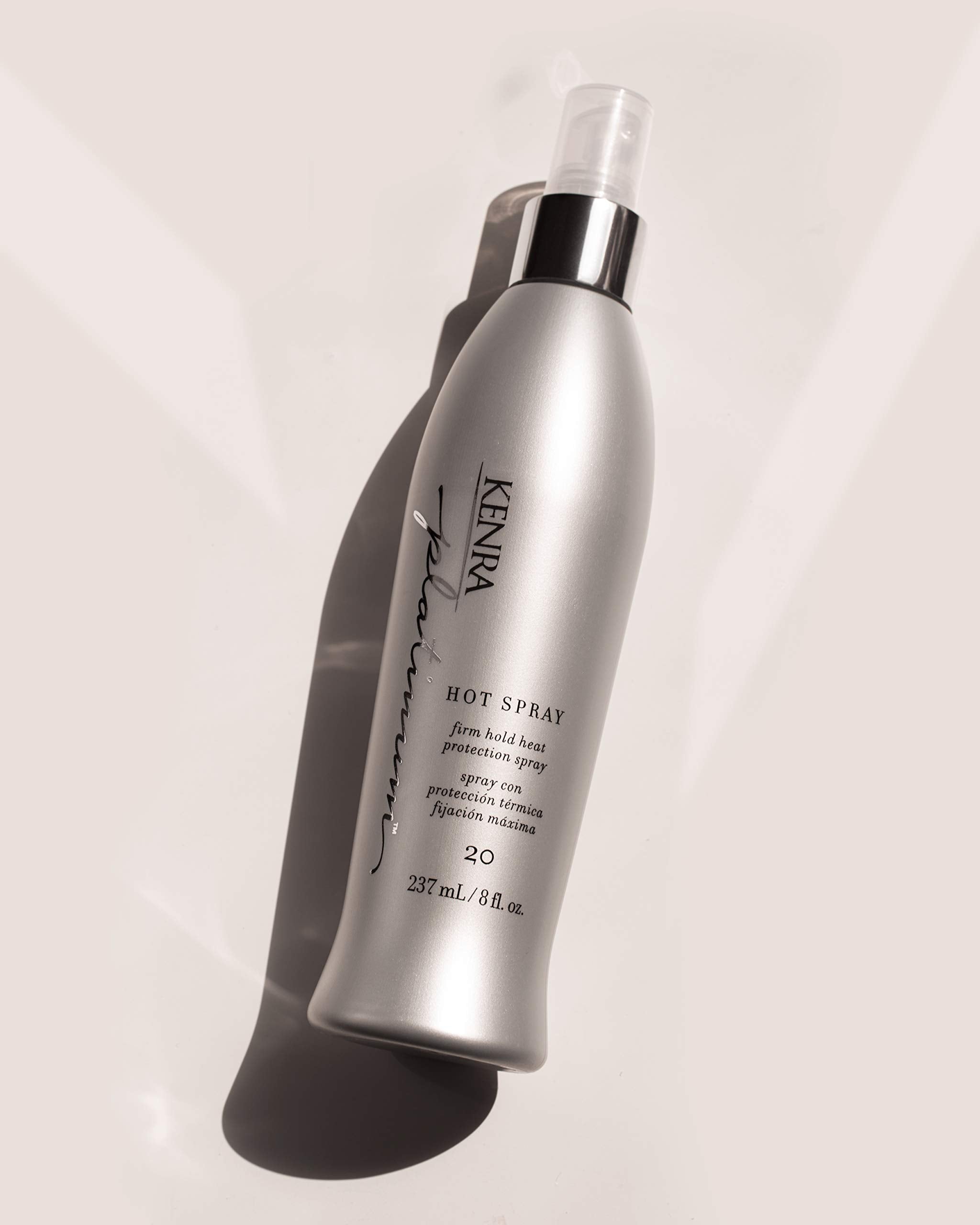 Kenra Platinum Hot Spray 20 | Heat Protection Styler | All Hair Types | Brunettes