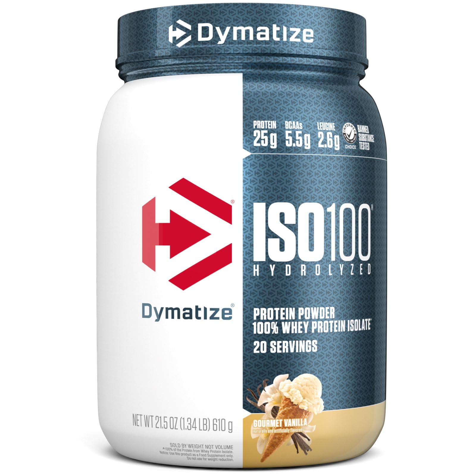 Dymatize Nutrition ISO100 - Gourmet Vanilla 20 srv