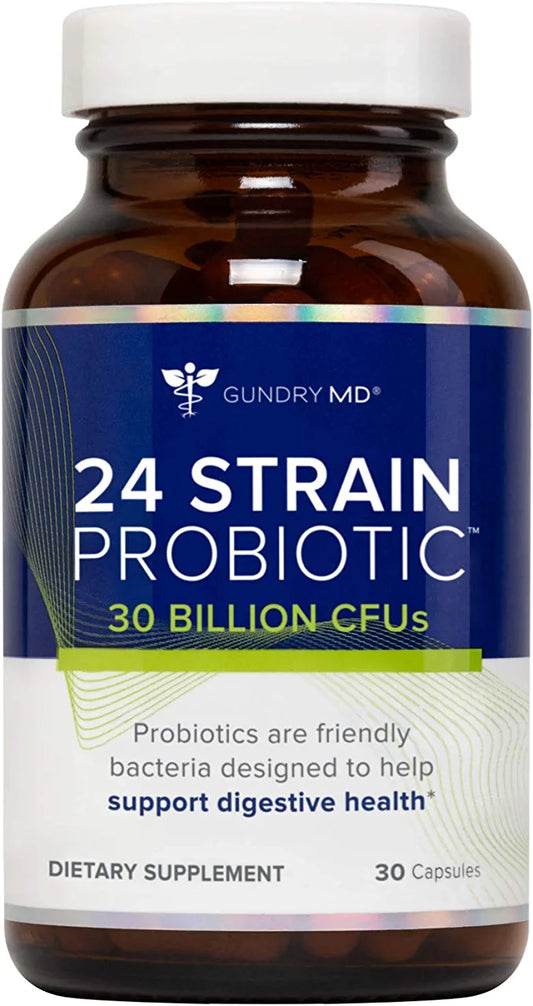 Gundry MD® 24 Strain Probiotic with 30 Billion CFUs, 30 Count