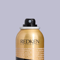 Redken Hair Spray, Shine Flash Glass-Like Shine Spray, For All Hair Types, With Vitamin B5 & Camelina Oil Instantly Adds Shine, Citrus Fragrance, 150 ML