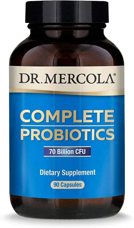 Dr. Mercola Complete Probiotics (70 Billion CFU) Dietary Supplement, 90 Servings (90 Capsules)