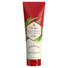 Old Spice Wavy Curly Hair Conditioner With Aloe & Avocado Oil, 237 mL, Red,White,Green