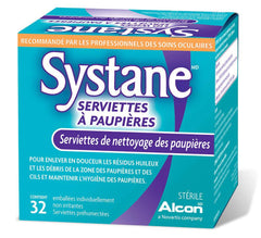 Alcon Systane Eyelid Cleansing Wipes, 32 Count (Pack of 1)