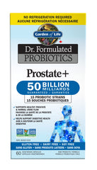 Garden of Life - Dr. Formulated Probiotics Prostate+ | Supports Healthy Prostate and Normal Urine Flow| 50 Billion CFU + 15 Probiotic Strains | Shelf Stable | Gluten Free, Dairy Free, Soy Free