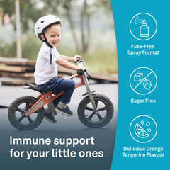 Organika Kids Zinc Spray with Vitamin C- Orange Tangerine Flavour- Immune Support for your Kids, Easy Spray Format- 30ml