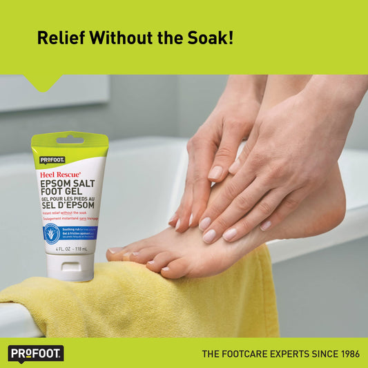 Profoot Epsom Salt Foot Rub Gel, 4 Fl Oz