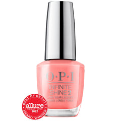 OPI Infinite Shine 2 Long-Wear Lacquer, Got Myself into a Jam-balaya, Orange Long-Lasting Nail Polish, New Orleans Collection, 0.5 fl oz