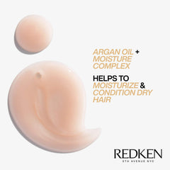 REDKEN Shampoo for Dry, Brittle Hair, Provides Intense Softness and Shine, With Argan Oil, All Soft, 1000 ml