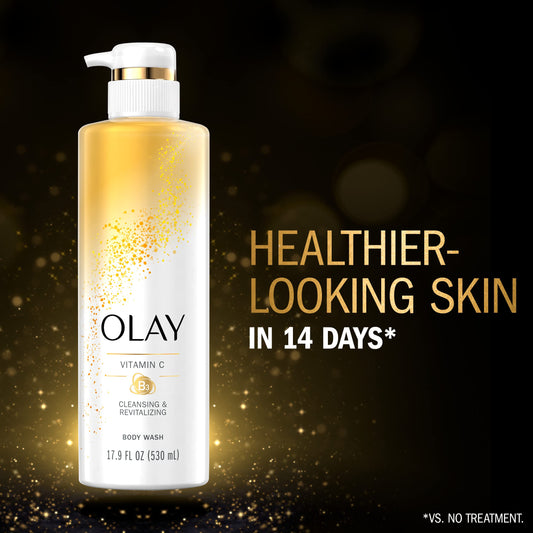 Olay Cleansing & Nourishing Body Wash with Vitamin B3 and Vitamin C, 591mL