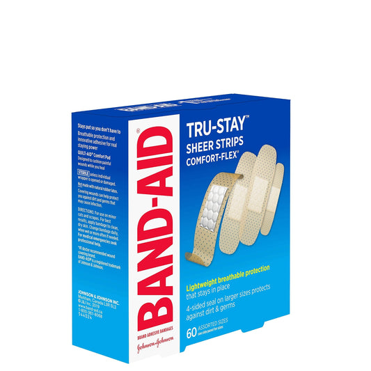 Band-Aid Comfort-Flex Assorted Strips Bandage Family Pack