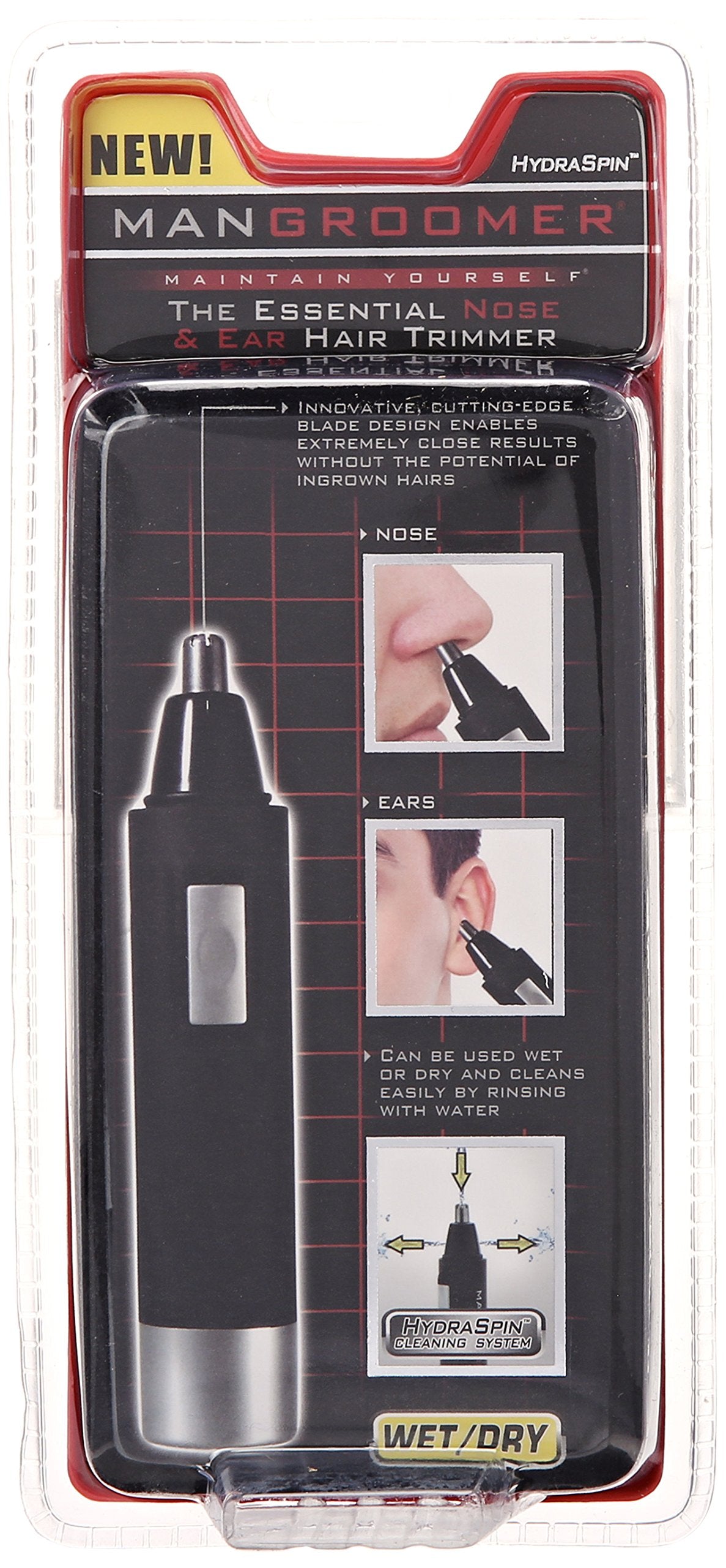 MANGROOMER PRO Essential Nose and Ear Hair Trimmer