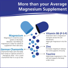 VITALITY Magnesium + Chamomile - Powder, 120 Grams